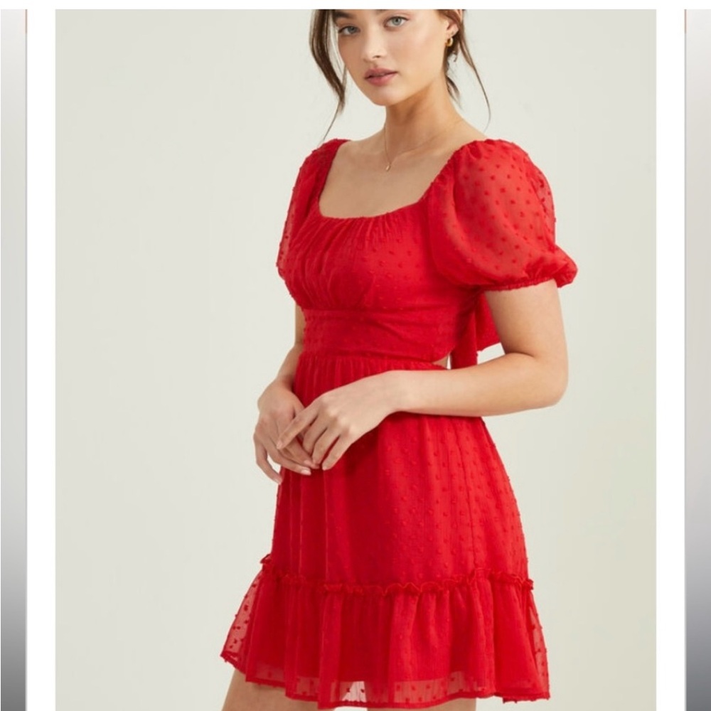 Altar’d state open back mini dress NWT
